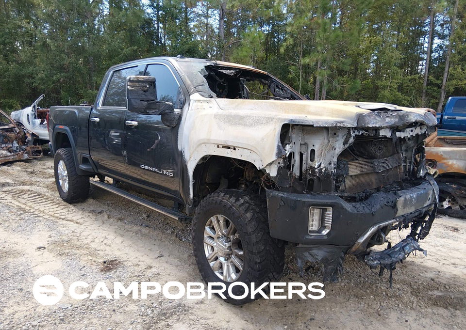 2021 Gmc Sierra 2500hd 4wd  Standard Bed Denali, пошкодження: Engine Burn, Iaai лот 46238337