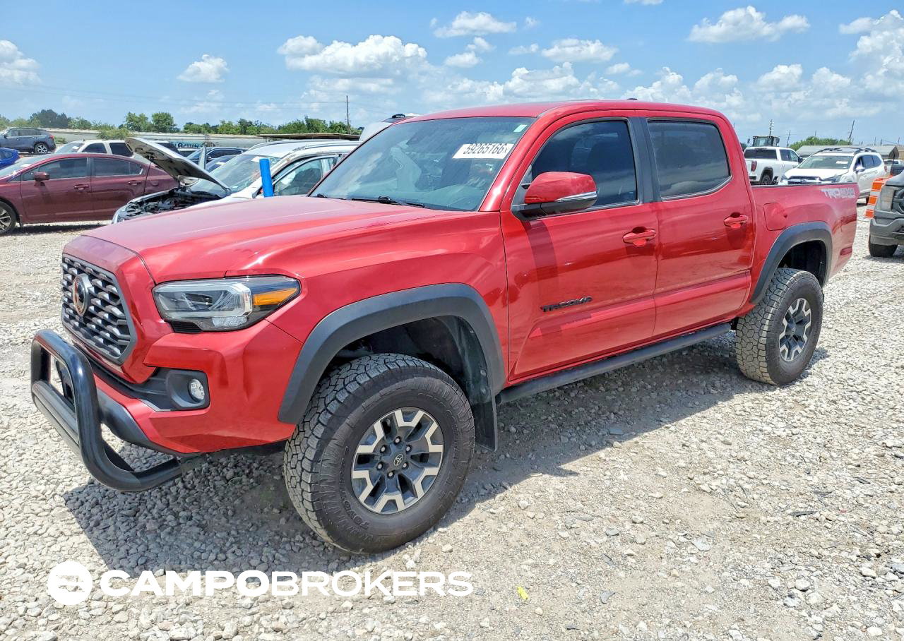 2021 Toyota Tacoma Trd Off-road, daño Trasero, Copart lote 59265166
