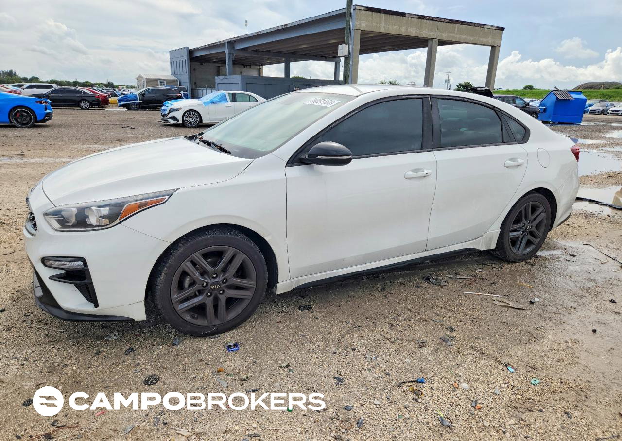 2020 Kia Forte Gt Line, Water/Flood damage, Copart lot 70051166