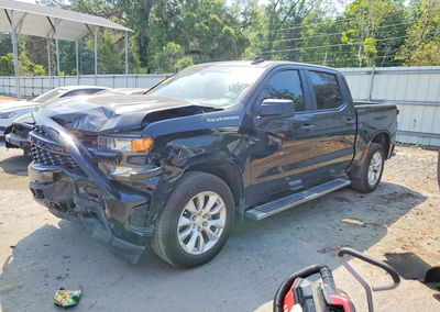 2021 Chevrolet Silverado C1500 Custom, daño Frontal, Copart lote 51139826