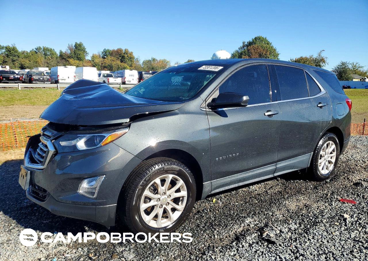 2020 Chevrolet Equinox Lt, пошкодження: Передня частина, Copart лот 73301206