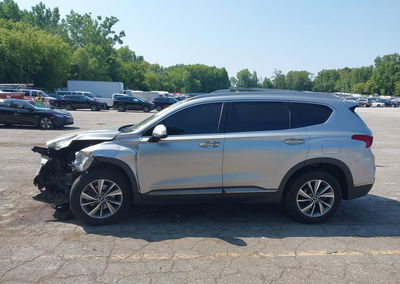 2020 Hyundai Santa Fe Limited, Left Front damage, Iaai lot 45762764, photo 14 of 16