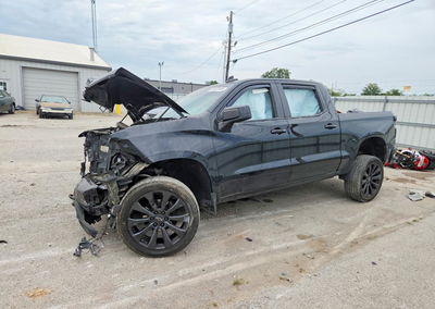 2021 Chevrolet Silverado K1500 Lt Trail Boss, daño Frontal, Copart lote 66433446