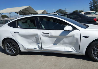 2022 Tesla Model 3 Rear-wheel Drive, Right Side damage, Iaai lot 46161250, photo 6 of 18