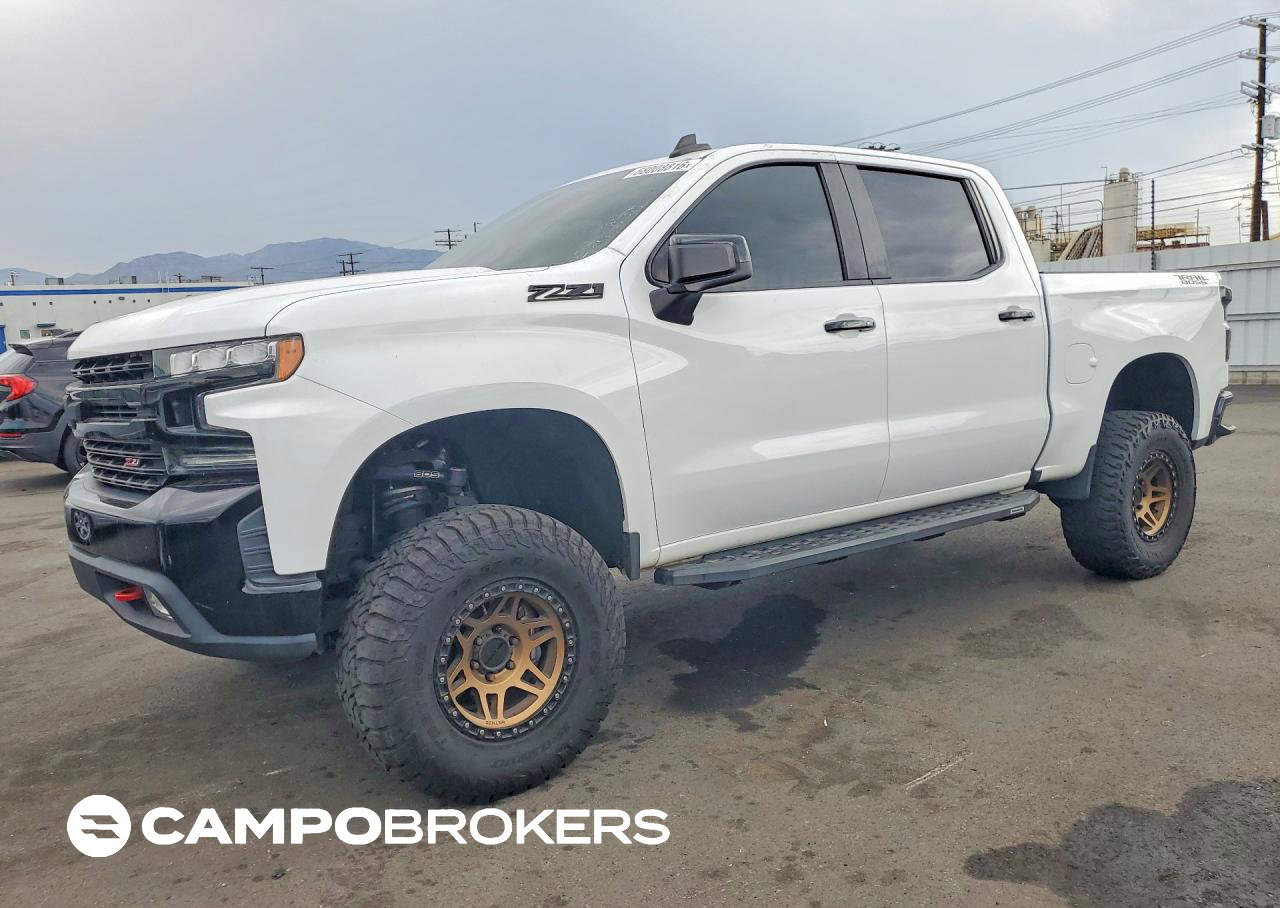 2021 Chevrolet Silverado K1500 Lt Trail Boss, Vandalism damage, Copart lot 68008816