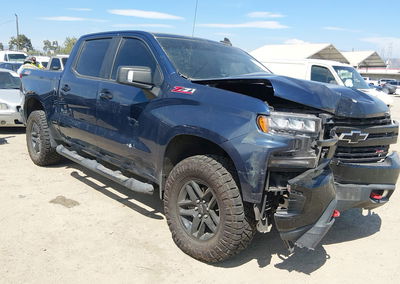 2021 Chevrolet Silverado 1500 4wd  Short Bed Lt Trail Boss, daño Frontal, Iaai lote 45867869