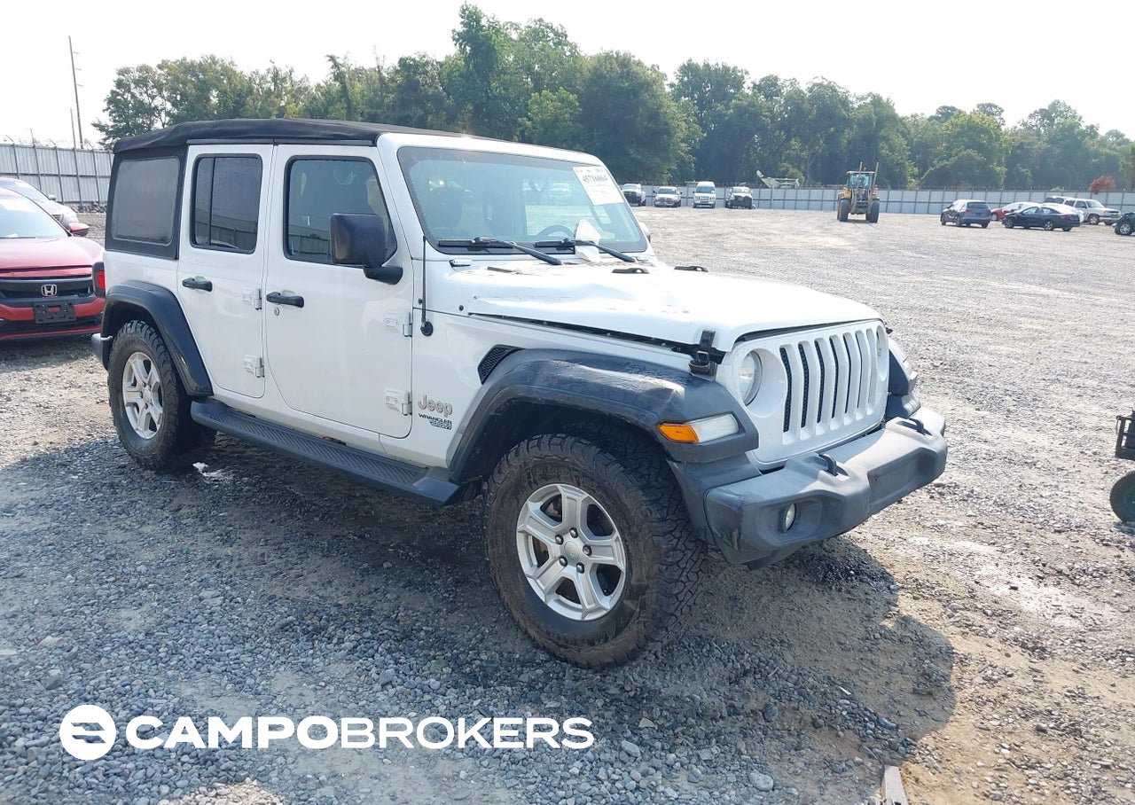 2020 Jeep Wrangler Unlimited Sport S 4x4, daño Trasero, Iaai lote 45716864