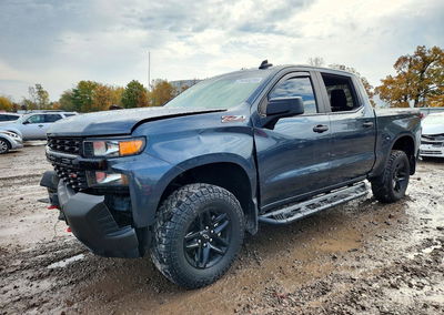 2020 Chevrolet Silverado K1500 Trail Boss Custom, Front End damage, Copart lot 71493236