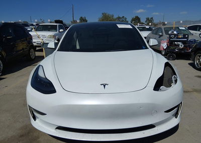 2022 Tesla Model 3 Rear-wheel Drive, Right Side damage, Iaai lot 46161250, photo 12 of 18