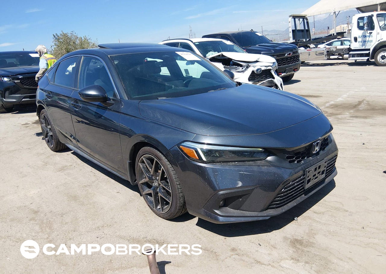 2023 Honda Civic Sport Touring, Rear damage, Iaai lot 45926587