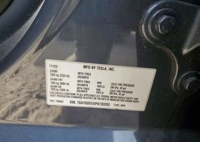 2023 Tesla Model Y, uszkodzenie: Przód, Copart lot 70867136, zdjęcie 13 z 13