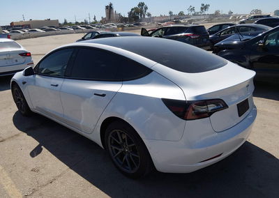 2022 Tesla Model 3 Rear-wheel Drive, Right Side damage, Iaai lot 46161250, photo 3 of 18
