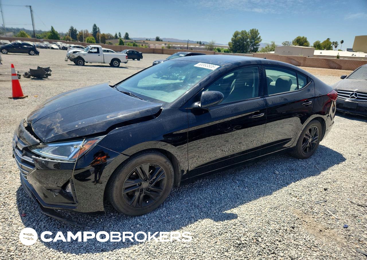 2020 Hyundai Elantra Sel, пошкодження: Передня частина, Copart лот 66583806