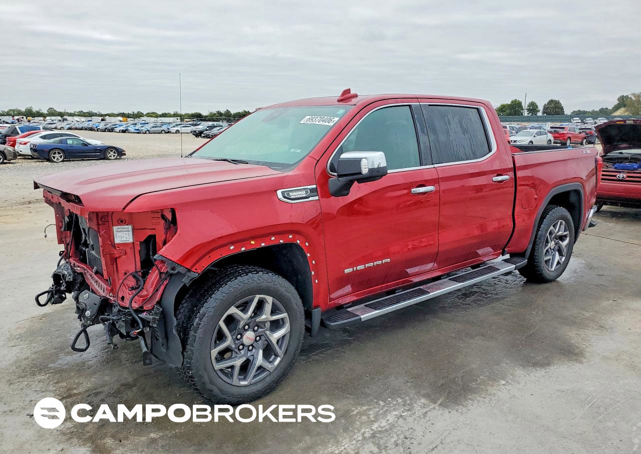 2026 Gmc Sierra K1500 Slt, Front End damage, Copart lot 69370406