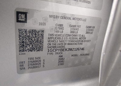 2021 Chevrolet Silverado 1500 4wd  Short Bed Custom, daño Engine Damage, Iaai lote 46136381, foto 9 de 17