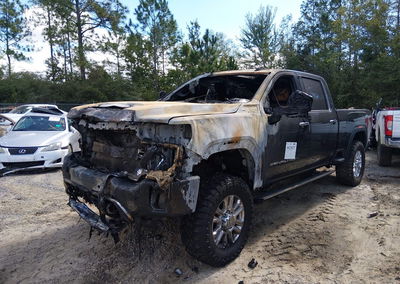 2021 Gmc Sierra 2500hd 4wd  Standard Bed Denali, пошкодження: Engine Burn, Iaai лот 46238337, фото 2 з 11