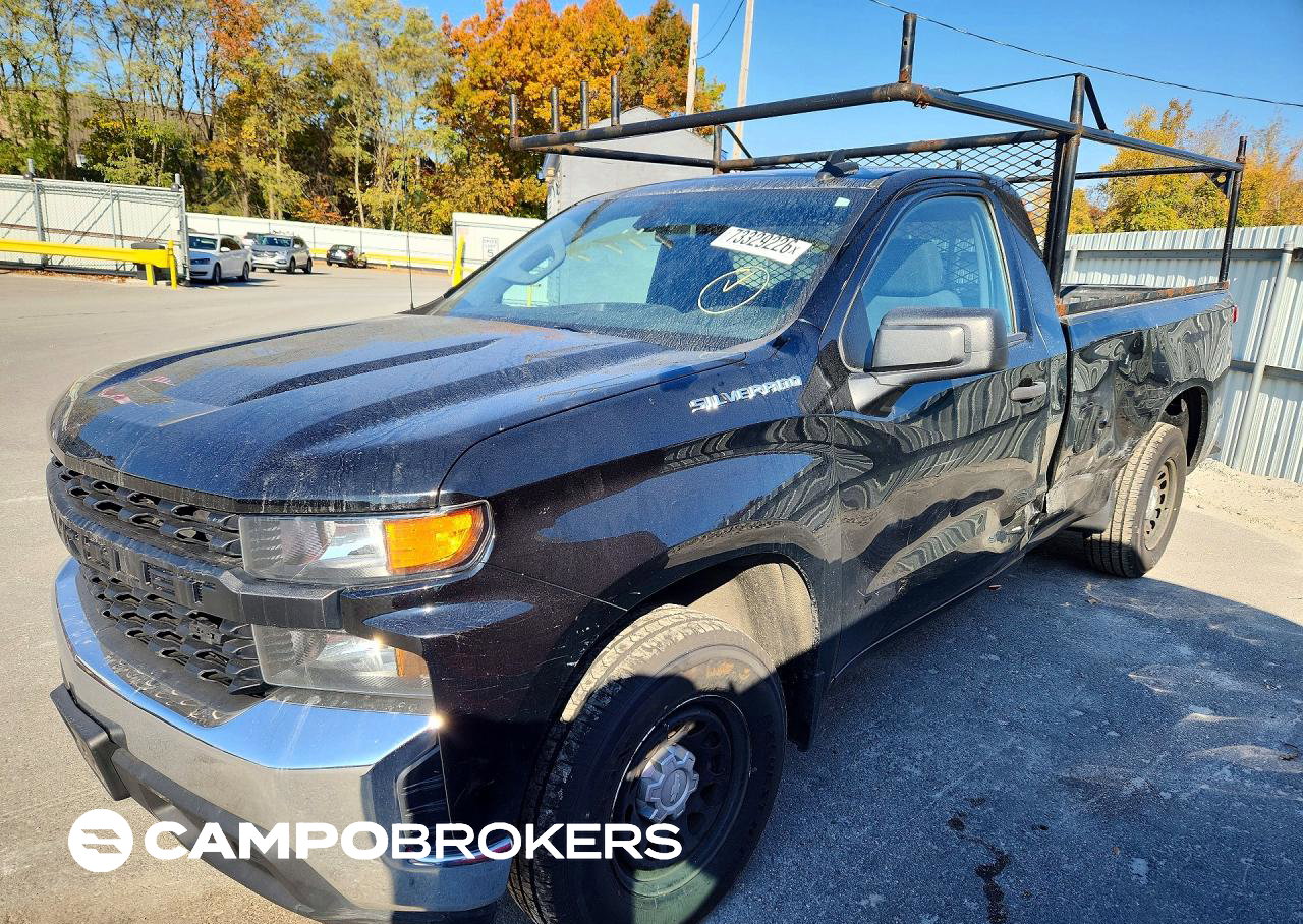 2021 Chevrolet Silverado C1500, Side damage, Copart lot 73329226