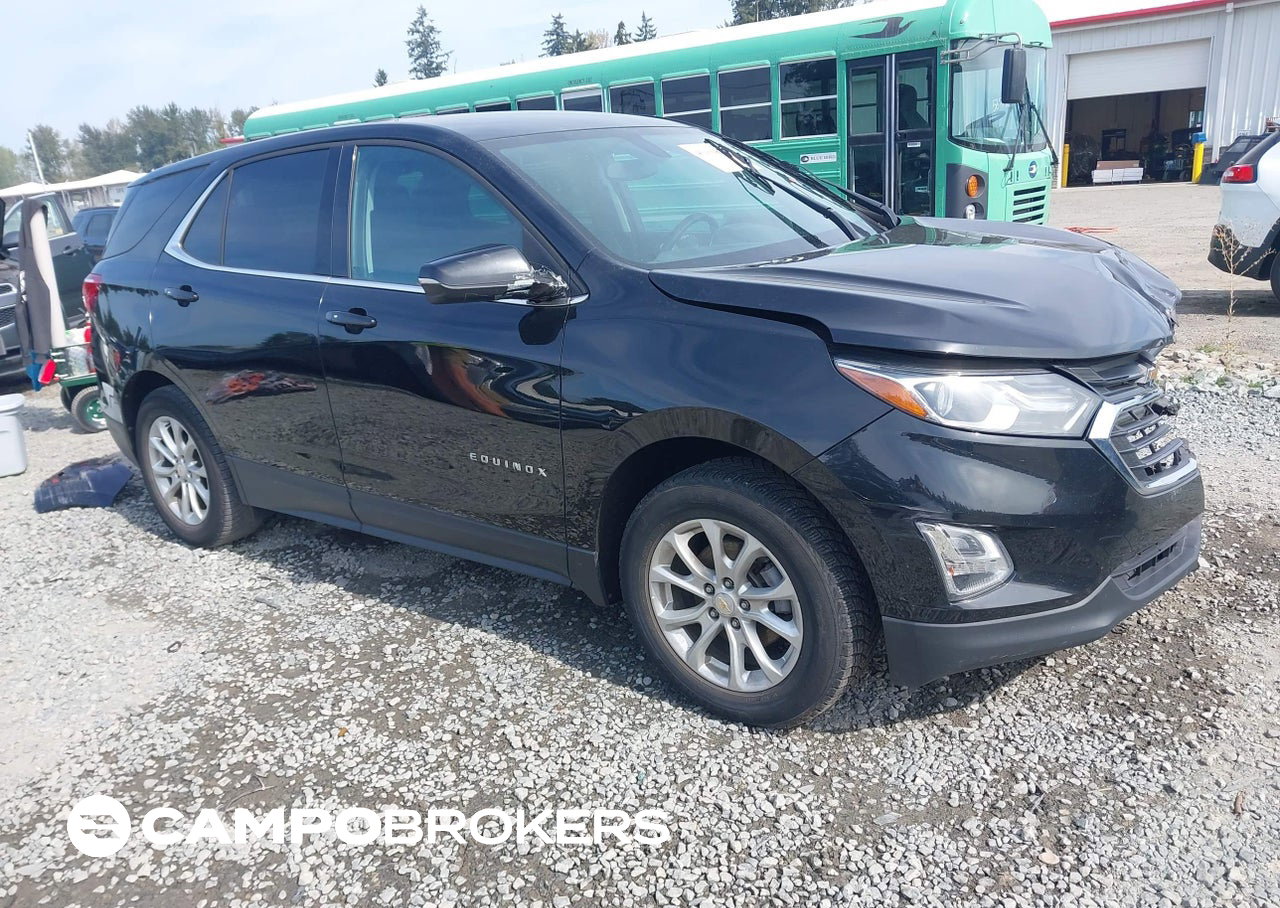 2019 Chevrolet Equinox Lt, Front End damage, Iaai lot 46166821