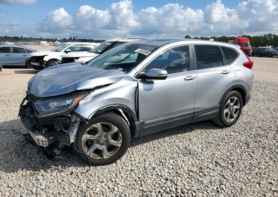 2019 Honda Cr-v Ex, daño Frontal, Copart lote 72623896
