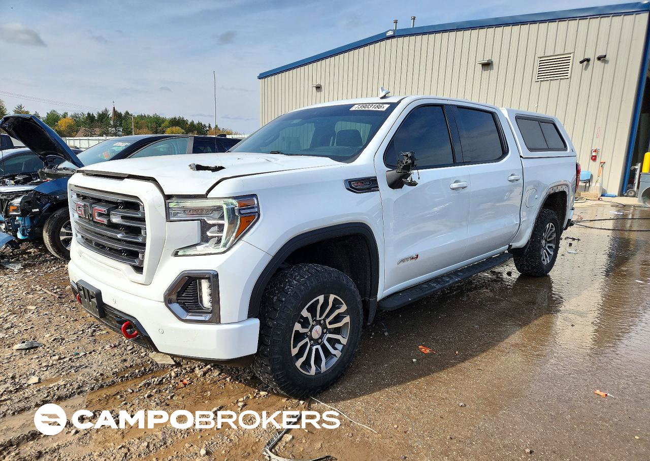 2021 Gmc Sierra K1500 At4, Side damage, Copart lot 73903186