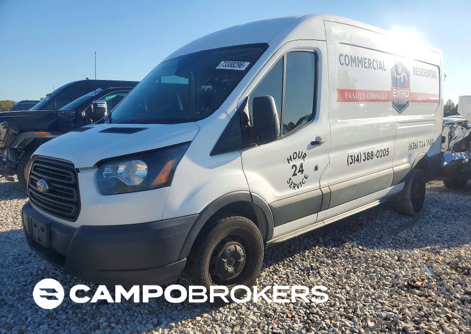 2019 Ford Transit T- - Delivery Van, Side damage, Copart lot 73388296