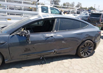 2022 Tesla Model 3 Performance Dual Motor All-wheel Drive, пошкодження: Лівий бік, Iaai лот 45791035, фото 6 з 21