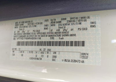 2024 Ford Transit-150, uszkodzenie: Przód, Iaai lot 44872299, zdjęcie 9 z 16