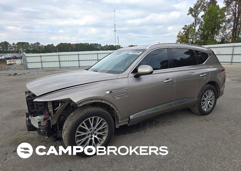 2021 Genesis Gv80 2.5t, пошкодження: Передня частина, Copart лот 74466096