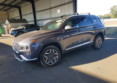 2022 Hyundai Santa Fe Limited, daño Trasero, Copart lote 70735236