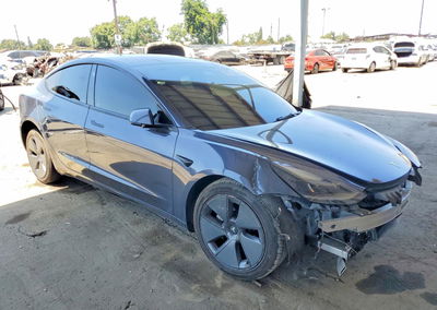 2023 Tesla Model 3, Front End damage, Copart lot 63075886, photo 4 of 13