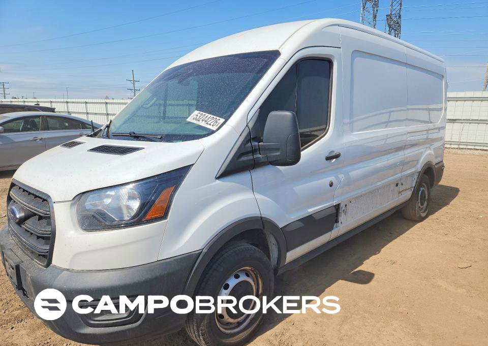 2020 Ford Transit T-250, daño Trasero, Copart lote 53244226