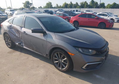 2020 Honda Civic Ex, daño Lateral derecho, Iaai lote 45893600