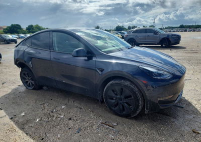 2025 Tesla Model Y, Rear End damage, Copart lot 70163696, photo 4 of 15