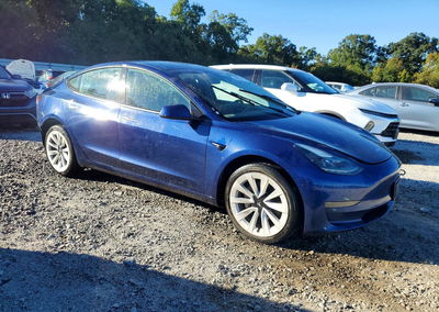 2023 Tesla Model 3, daño Trasero, Copart lote 73330326, foto 4 de 12