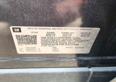 2020 Chevrolet Equinox Lt, uszkodzenie: Przód, Copart lot 72372876, zdjęcie 13 z 13