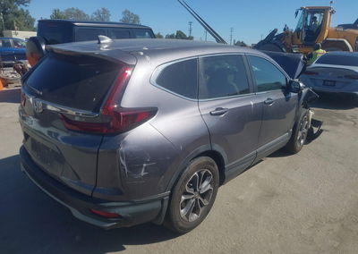 2022 Honda Cr-v 2wd Ex-l, Front & Rear damage, Iaai lot 46202882, photo 4 of 21