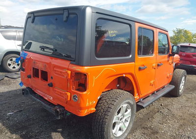 2020 Jeep Wrangler Unlimited Sport S 4x4, пошкодження: Передня частина, Iaai лот 46237521, фото 4 з 16