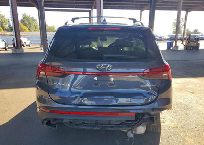 2022 Hyundai Santa Fe Limited, uszkodzenie: Tył, Copart lot 70735236, zdjęcie 6 z 13