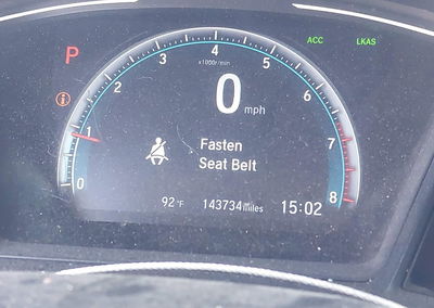 2020 Honda Civic Lx, daño Frontal, Iaai lote 45926020, foto 7 de 16