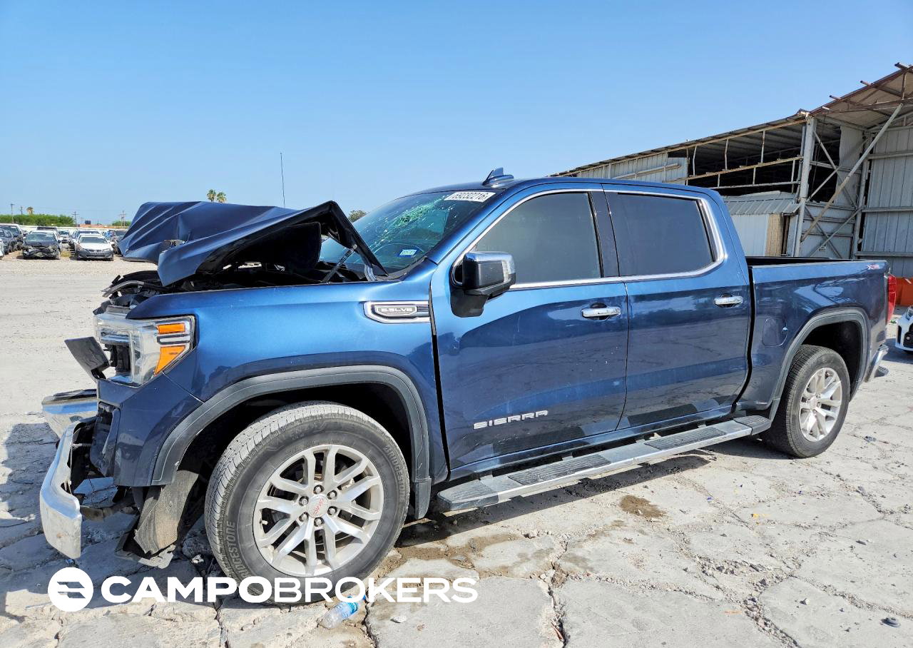 2020 Gmc Sierra K1500 Slt, пошкодження: Передня частина, Copart лот 69232216