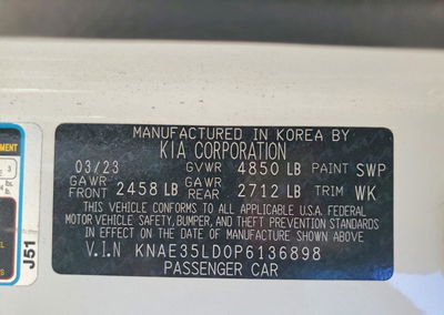 2023 Kia Stinger Gt Line, daño Frontal, Copart lote 71609806, foto 13 de 15