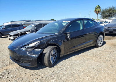 2023 Tesla Model 3, Front End damage, Copart lot 71961856