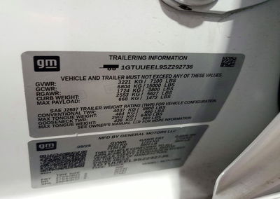2025 Gmc Sierra K1500 At4, daño Frontal, Copart lote 70809356, foto 12 de 12
