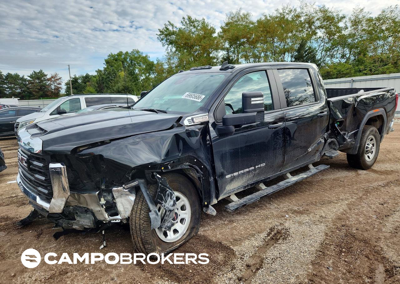 2025 Gmc Sierra K2500 Heavy Duty, daño Frontal, Copart lote 69605686