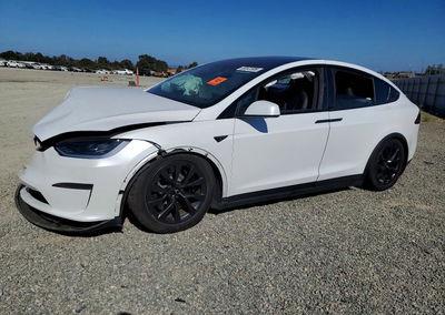 2023 Tesla Model X, daño Frontal, Copart lote 69341506