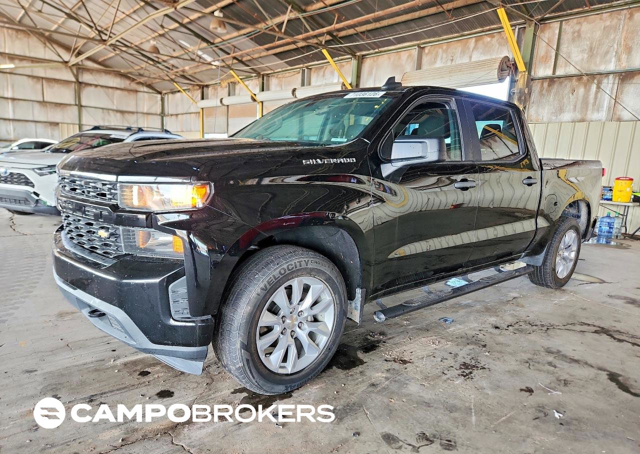 2020 Chevrolet Silverado C1500 Custom, daño Abolladuras/rayones menores, Copart lote 71036126