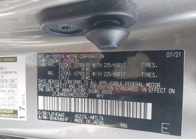 2021 Lexus Nx 300, daño Frontal, Iaai lote 46194072, foto 9 de 16