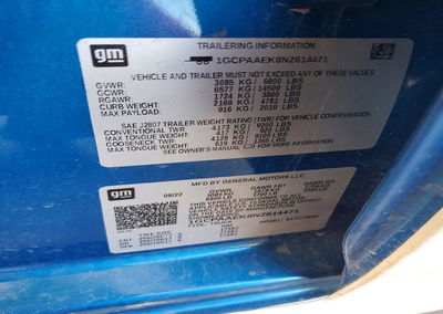 2022 Chevrolet Silverado C1500, daño Frontal, Copart lote 71823676, foto 12 de 12
