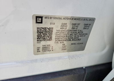 2020 Chevrolet Equinox Ls, daño Frontal, Copart lote 65184956, foto 12 de 12