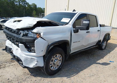 2020 Chevrolet Silverado 2500hd 4wd  Standard Bed Wt, пошкодження: Передня частина, Iaai лот 45710589, фото 2 з 17